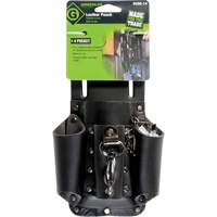 Poche pour ceinture porte-outils, Porte-outil multiple, Cuir, 4 Poches Fastek