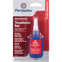 Low Viscosity Threadlocker, Red, High, 10 ml, Bottle Fastek