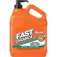 Hand Cleaner, Lotion, 3.78 L, Pump Bottle, Orange NIR895 | Fastek