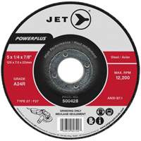 Meule POWERPLUS, 6" x 1/4", Arbre 7/8", Type 27 Fastek