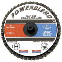 POWERBLEND Roll-on Flap Disc, 2" x Type R, Z120 Grit, Zirconia Alumina Fastek