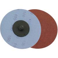 Cloth Back Sanding Disc, 3" Dia., A50 Grit, Aluminum Oxide Fastek