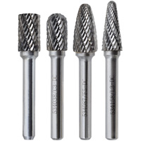 CBHP-4 Premium Carbide Bur Set, 4 Pieces Fastek