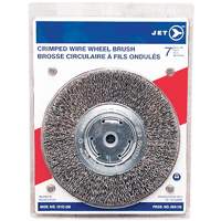 Crimped Wire Wheel, 7" Dia., 0.014" Fill, 1/2" - 2" Arbor Fastek
