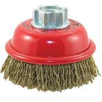 Brosse-boisseau &agrave; fils ondul&eacute;s MAXI-CRIMPED de premi&egrave;re qualit&eacute; Fastek