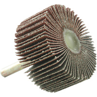 Mounted Flapwheel, 60 Grit, 2" x 1" x 1/4" Fastek