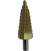JET-KUT&reg; Super Premium M35 Step Drill, 3/16" - 1/2" , 1/16" Increments, High Speed Steel Fastek