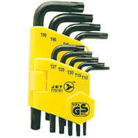 JTK-9TP Tamperproof Key Set, 9 Pcs., Torx&reg; Fastek