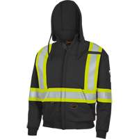 337SF Capuche &agrave; fermeture &eacute;clair ignifug&eacute;e, Hommes, Petit, Noir, 22 cal/cm² Fastek