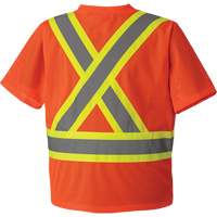 5994 T-shirt de s&eacute;curit&eacute; haute visibilit&eacute;, Polyester, 2T-Grand, Orange haute visibilit&eacute; Fastek
