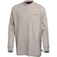 333 Flame-Resistant Long-Sleeved Cotton Shirt, 2X-Large, Grey Fastek