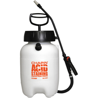 Industrial Acid Staining Sprayers, 1 gal. (4 L), Plastic, 12" Wand NJ009 | Fastek