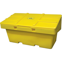 Salt Sand Container SOS™, With Hasp, 72" x 36" x 36", 36 cu. Ft., Yellow NJ119 | Fastek