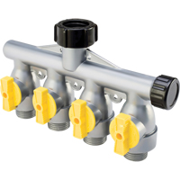 HiFlo Metal 4-Way Hose Valves Fastek