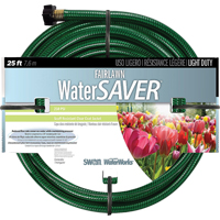 Fairlawn Watersaver Light Duty Garden Hoses, Nylon, 1/2" dia. x 25' Fastek