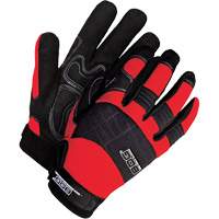 Heavy-Duty Performance Gloves with Padded Palms, Size Large, Synthetic Palm Fastek