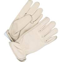 Ladies Insulated Driver Gloves, 8, Grain Cowhide Palm, Fleece Inner Lining Fastek