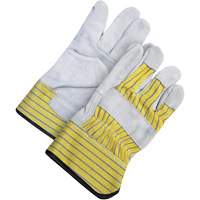 Gants d'ajusteur classiques, Taille unique, Paume en Cuir de vache refendu, Doublure en Molleton Fastek