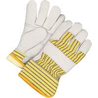 Classic Fitter Gloves with Patch Palm, One Size, Grain Cowhide Palm, Thinsulate Inner Lining Fastek