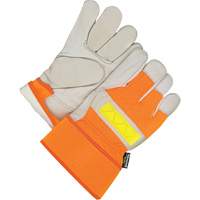 Fitter Gloves, Large, Grain Cowhide Palm, Thinsulate Inner Lining Fastek