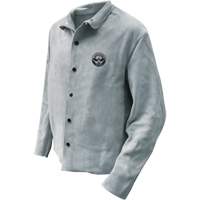 Veste de soudeur, Cuir, 2T-Grand, Gris Fastek