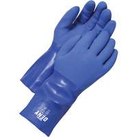 Deny Coated Gloves, 10, PVC Coating, Cotton Shell Fastek