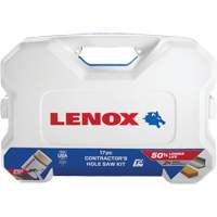 Ensemble de scies-cloches d'entrepreneur Speed Slot, 17 morceaux Fastek