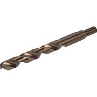 Heavy-Duty Jobber Drill Bit, High Speed Cobalt, 1/2", 6" L, 1-1/2" Flute, 135° Point Angle Fastek