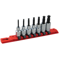 SAE Ball-Nose Socket Set, 7 Pcs Fastek