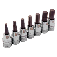 Jeu de douilles m&eacute;triques standards, 7 mrcx Fastek