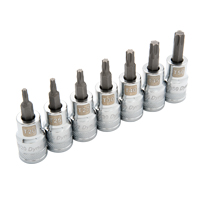 Jeu de douilles standards, Torx, Prise 1/2", 7 mrcx Fastek