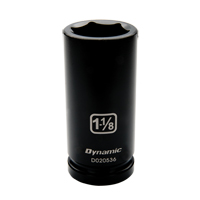 Douille SAE, Chocs, 3/4", Prise 3/4", 6 pans, Profond Fastek