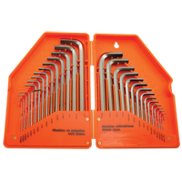 Hex Key Set, 30 Pcs., Metric & Imperial Fastek