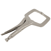 Locking Clamp Pliers with Swivel Pads, 11" Length, C-Clamp NJH860 | Fastek