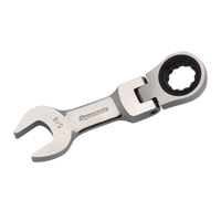SAE Stubby Flex-Head Ratcheting Wrench NJI100 | Fastek
