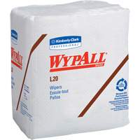 WypAll&reg; L20 Single-Use Towels, All-Purpose, 12-1/2" L x 12" W Fastek