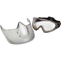 Lunettes de s&eacute;curit&eacute; Capstone Shield avec &eacute;cran facial amovible, Lentille Transparent, Antibu&eacute;e, Ventilation Directe/Ferm&eacute; Fastek