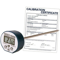 Thermometer with ISO Certificate, Contact, Digital, -40-450°F (-40-230°C) NJW125 | Fastek