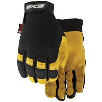 Flextime Water Resistant Gloves, Grain Goatskin Palm, Size Large Fastek