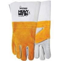 Cow Town Flame-Resistant Gloves, Split Cowhide, Size Large Fastek