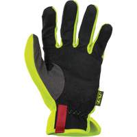 FastFit&reg; High-Visibility Work Gloves, Synthetic Palm, Size Medium/9 Fastek