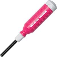 Original Pink 15-in-1 Multi-Bit Screwdriver, 8-37/50" L, Textured Handle Fastek