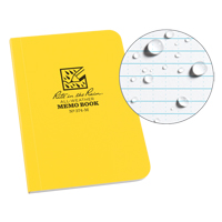 Memo Book, Soft Cover, Yellow, 112 Pages, 3-1/2" W x 5" L NKF442 | Fastek