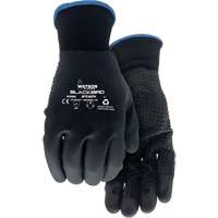 Stealth Blackbird Coated Gloves, X-Large, Microfoam Nitrile Coating, 15 Gauge, Polyester Shell Fastek