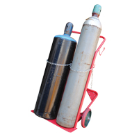 Chariot pour bouteilles, Roues Caoutchouc moul&eacute;, Base de 25-1/2"la x 7"lo, 350 lb Fastek