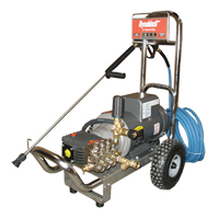 Cold/Hot Water Pressure Washer, Electric, 1900 PSI, 4 GPM Fastek