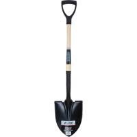 Round Point Shovel, Tempered Steel Blade, Hardwood, D-Grip Handle NN243 | Fastek