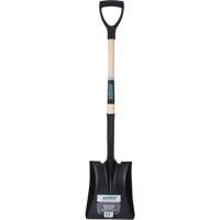 Square Point Shovel, Hardwood, Tempered Steel Blade, D-Grip Handle, 29" Long NN245 | Fastek
