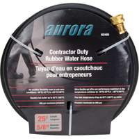 Contractor Duty Rubber Hose, Rubber, 5/8" dia. x 25' Fastek