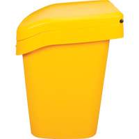 Salt & Sand Storage Bins, With Hasp, 21" x 27" x 26", 4.24 cu. ft., Yellow Fastek